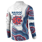 Sydney Roosters NAIDOC Week 2026 Button Sweatshirt First Nations of Australia Aboriginal Mascot Rugby