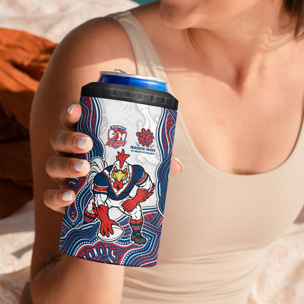 Sydney Roosters NAIDOC Week 2026 4 in 1 Can Cooler Tumbler First Nations of Australia Aboriginal Mascot Rugby