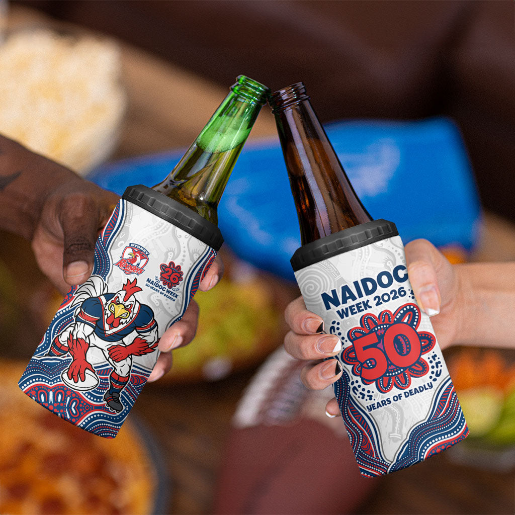 Sydney Roosters NAIDOC Week 2026 4 in 1 Can Cooler Tumbler First Nations of Australia Aboriginal Mascot Rugby
