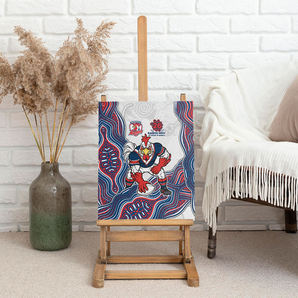 Sydney Roosters NAIDOC Week 2026 Canvas Wall Art First Nations of Australia Aboriginal Mascot Rugby