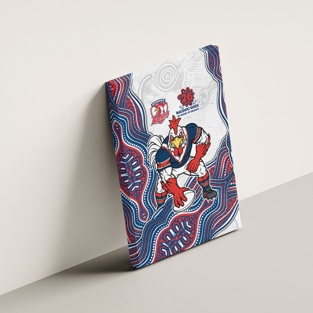 Sydney Roosters NAIDOC Week 2026 Canvas Wall Art First Nations of Australia Aboriginal Mascot Rugby
