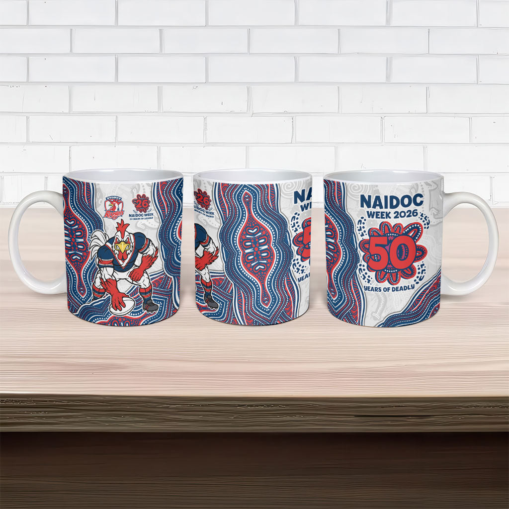 Sydney Roosters NAIDOC Week 2026 Ceramic Mug First Nations of Australia Aboriginal Mascot Rugby