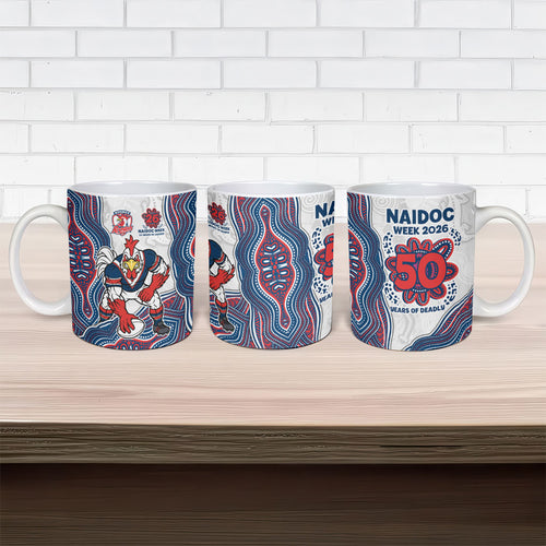 Sydney Roosters NAIDOC Week 2026 Ceramic Mug First Nations of Australia Aboriginal Mascot Rugby