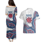Sydney Roosters NAIDOC Week 2026 Couples Matching Puletasi and Hawaiian Shirt First Nations of Australia Aboriginal Mascot Rugby