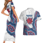Sydney Roosters NAIDOC Week 2026 Couples Matching Short Sleeve Bodycon Dress and Hawaiian Shirt First Nations of Australia Aboriginal Mascot Rugby
