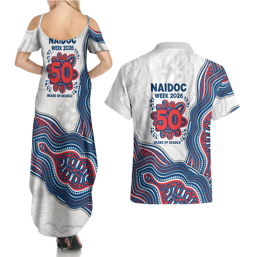 Sydney Roosters NAIDOC Week 2026 Couples Matching Summer Maxi Dress and Hawaiian Shirt First Nations of Australia Aboriginal Mascot Rugby