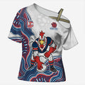 Sydney Roosters NAIDOC Week 2026 Cross Shoulder Shirt First Nations of Australia Aboriginal Mascot Rugby