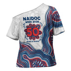 Sydney Roosters NAIDOC Week 2026 Cross Shoulder Shirt First Nations of Australia Aboriginal Mascot Rugby