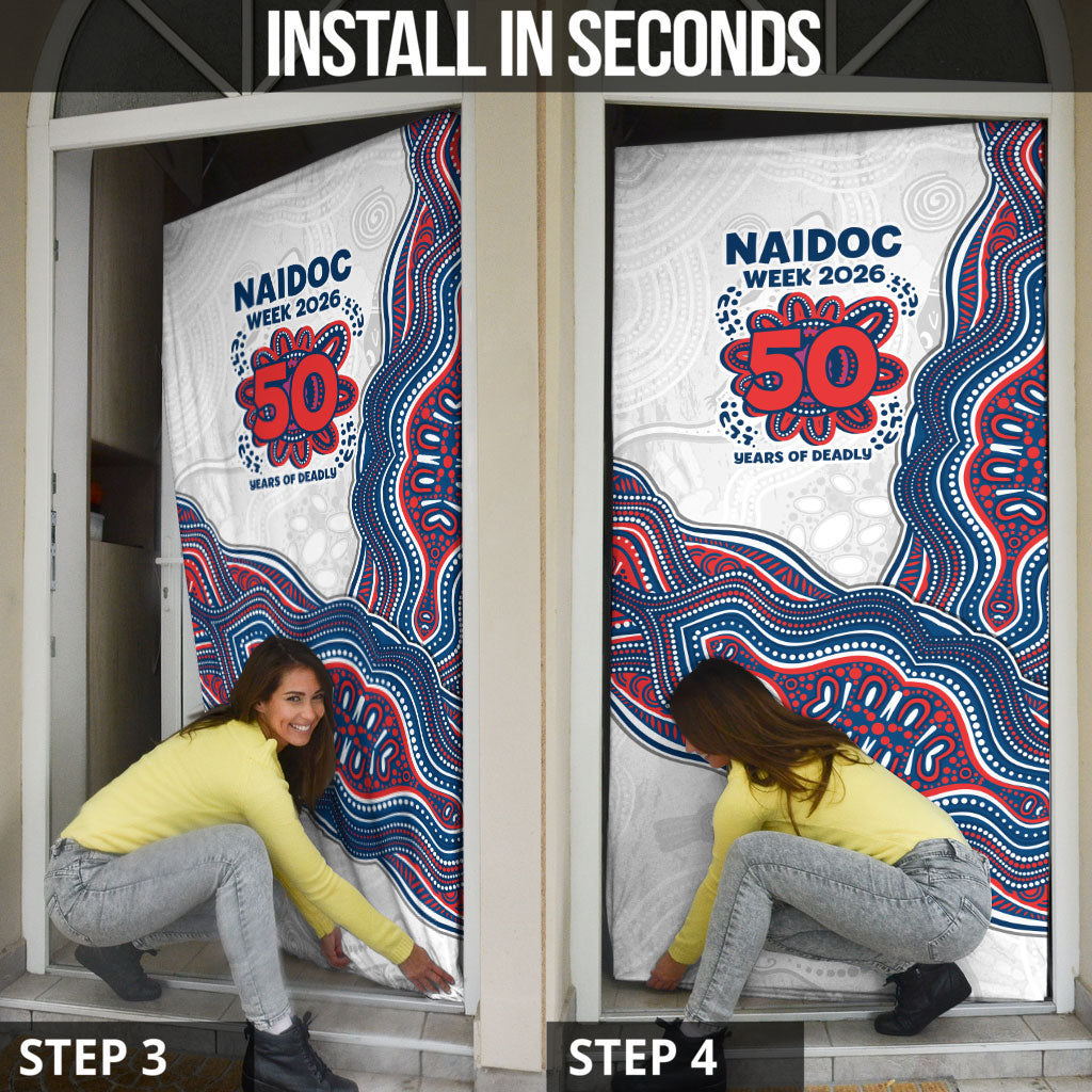 Sydney Roosters NAIDOC Week 2026 Door Cover First Nations of Australia Aboriginal Mascot Rugby