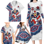 Sydney Roosters NAIDOC Week 2026 Family Matching Long Sleeve Bodycon Dress and Hawaiian Shirt First Nations of Australia Aboriginal Mascot Rugby