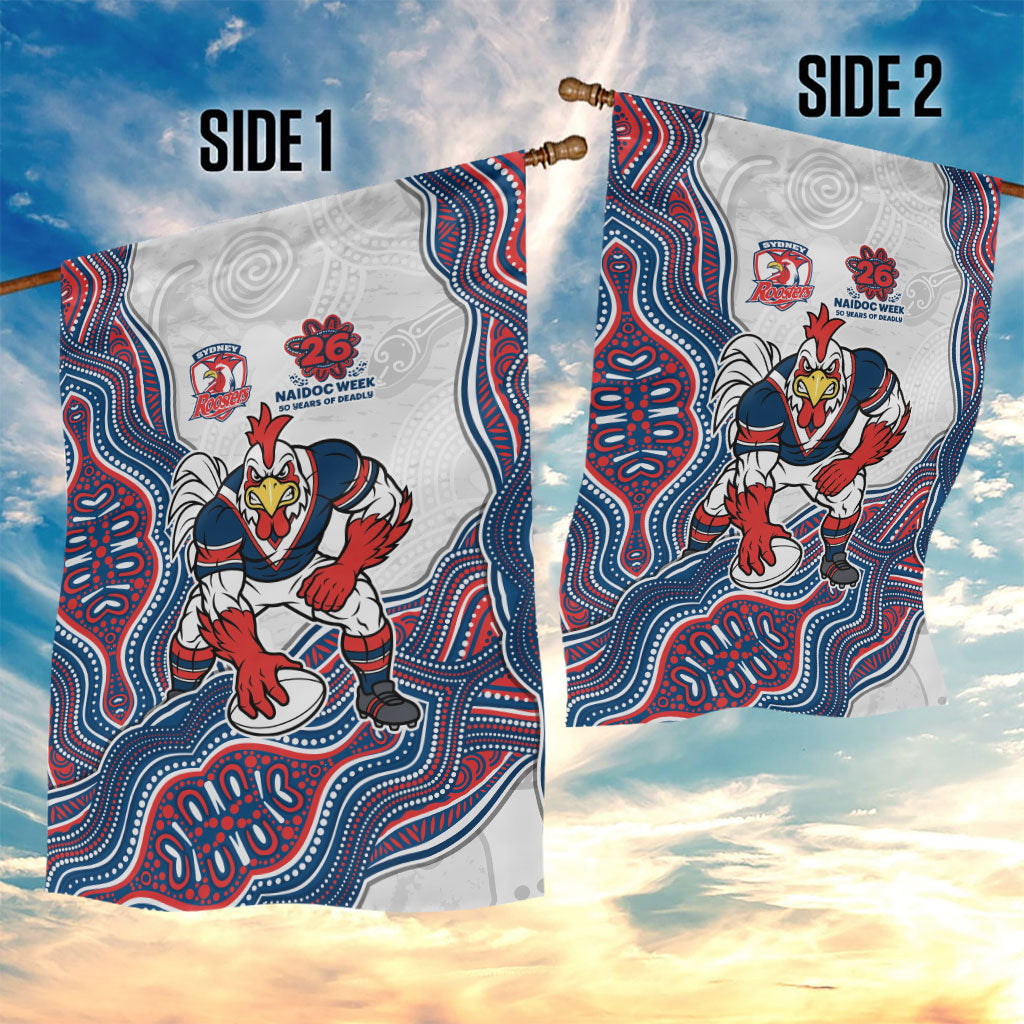 Sydney Roosters NAIDOC Week 2026 Garden Flag First Nations of Australia Aboriginal Mascot Rugby