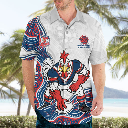 Sydney Roosters NAIDOC Week 2026 Hawaiian Shirt First Nations of Australia Aboriginal Mascot Rugby
