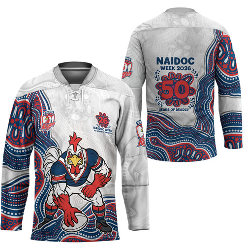 Sydney Roosters NAIDOC Week 2026 Hockey Jersey First Nations of Australia Aboriginal Mascot Rugby