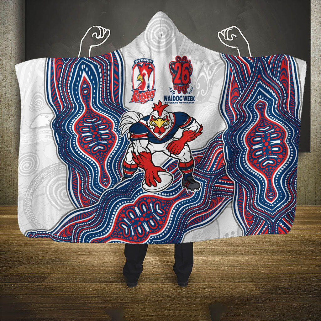 Sydney Roosters NAIDOC Week 2026 Hooded Blanket First Nations of Australia Aboriginal Mascot Rugby