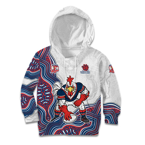 Sydney Roosters NAIDOC Week 2026 Kid Hoodie First Nations of Australia Aboriginal Mascot Rugby