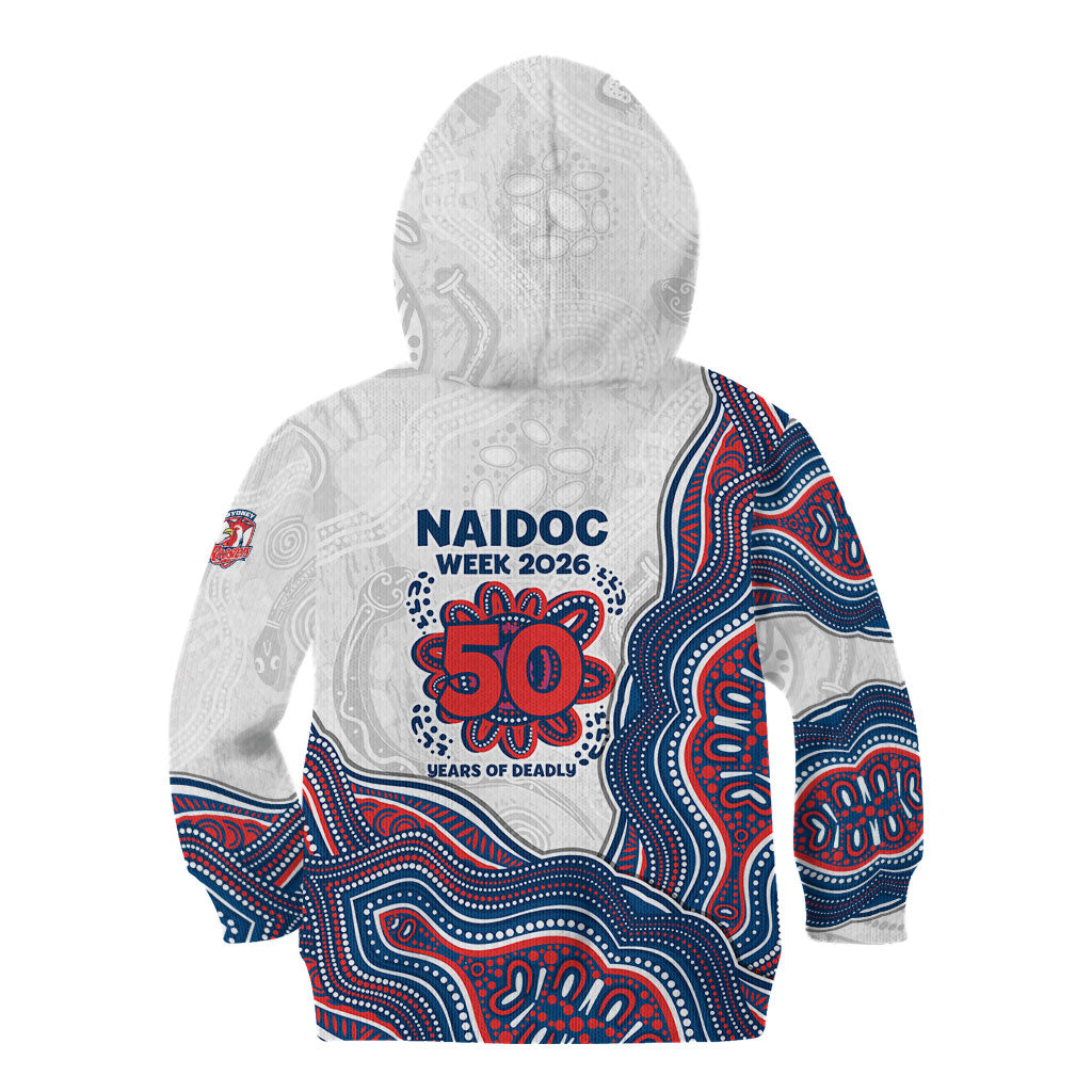 Sydney Roosters NAIDOC Week 2026 Kid Hoodie First Nations of Australia Aboriginal Mascot Rugby
