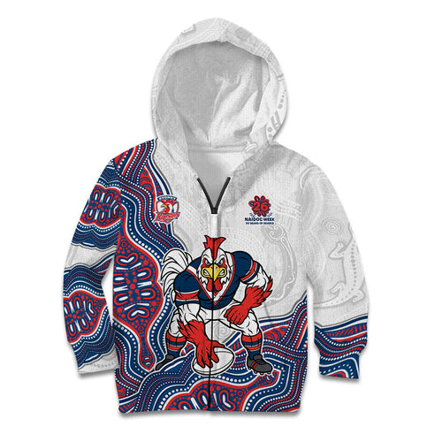 Sydney Roosters NAIDOC Week 2026 Kid Hoodie First Nations of Australia Aboriginal Mascot Rugby