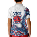Sydney Roosters NAIDOC Week 2026 Kid Polo Shirt First Nations of Australia Aboriginal Mascot Rugby