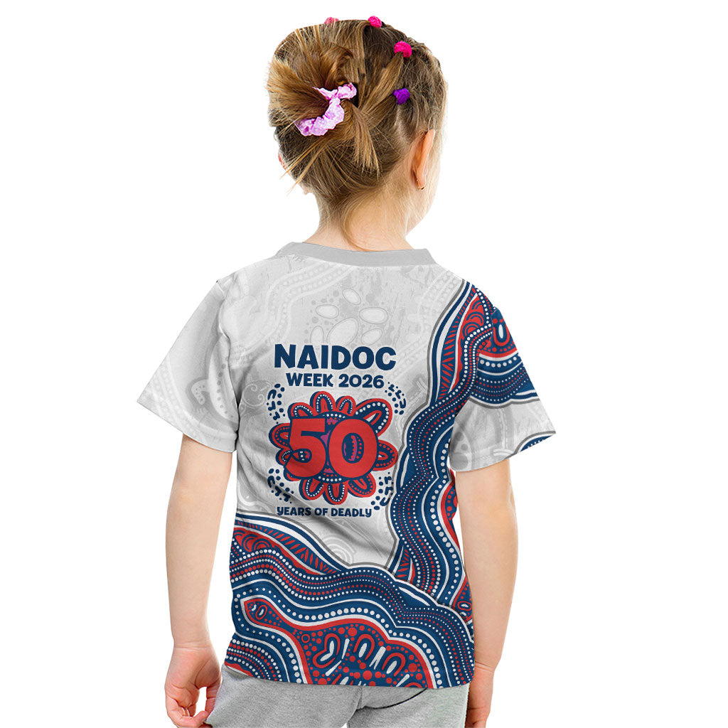Sydney Roosters NAIDOC Week 2026 Kid T Shirt First Nations of Australia Aboriginal Mascot Rugby