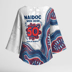 Sydney Roosters NAIDOC Week 2026 Kimono Sleeve Blouse First Nations of Australia Aboriginal Mascot Rugby