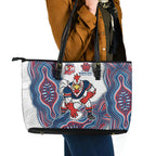 Sydney Roosters NAIDOC Week 2026 Leather Tote Bag First Nations of Australia Aboriginal Mascot Rugby