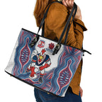 Sydney Roosters NAIDOC Week 2026 Leather Tote Bag First Nations of Australia Aboriginal Mascot Rugby