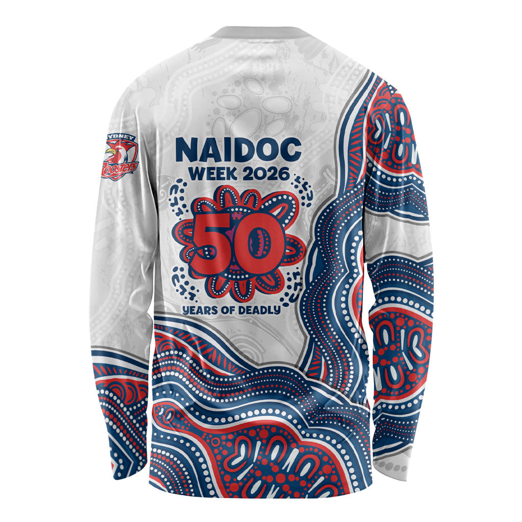 Sydney Roosters NAIDOC Week 2026 Long Sleeve Shirt First Nations of Australia Aboriginal Mascot Rugby