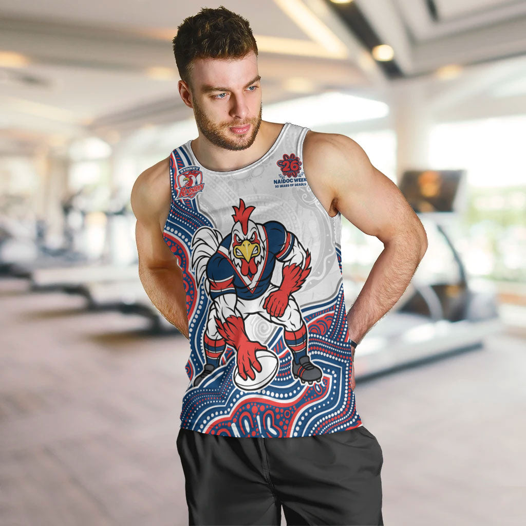 Sydney Roosters NAIDOC Week 2026 Men Tank Top First Nations of Australia Aboriginal Mascot Rugby