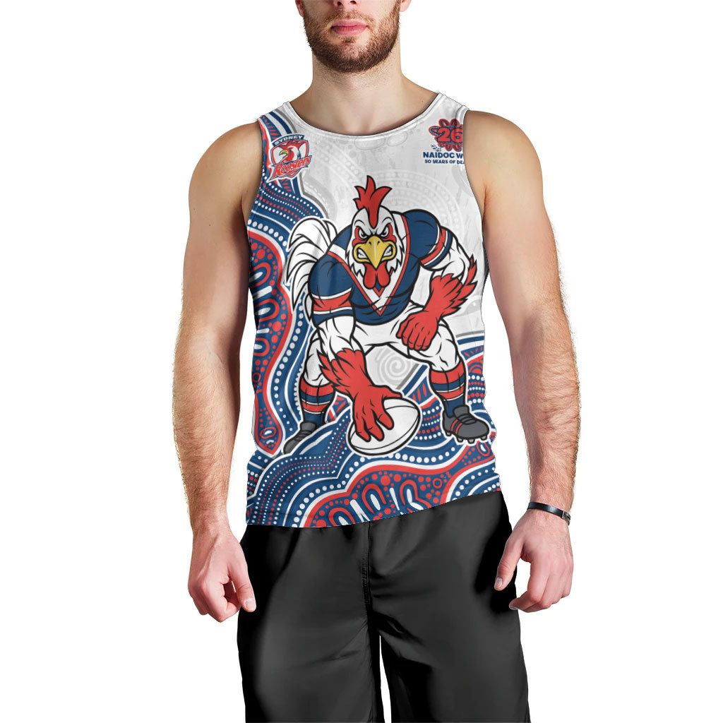Sydney Roosters NAIDOC Week 2026 Men Tank Top First Nations of Australia Aboriginal Mascot Rugby