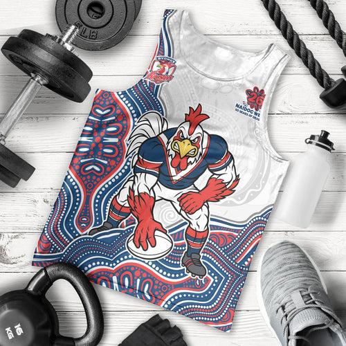 Sydney Roosters NAIDOC Week 2026 Men Tank Top First Nations of Australia Aboriginal Mascot Rugby