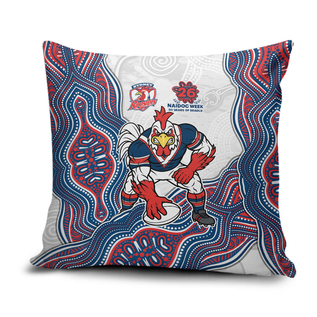 Sydney Roosters NAIDOC Week 2026 Pillow Cover First Nations of Australia Aboriginal Mascot Rugby