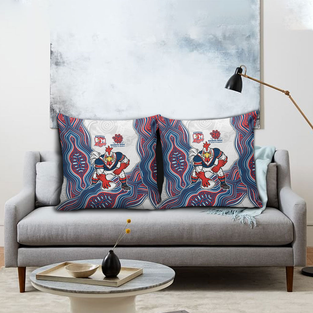 Sydney Roosters NAIDOC Week 2026 Pillow Cover First Nations of Australia Aboriginal Mascot Rugby
