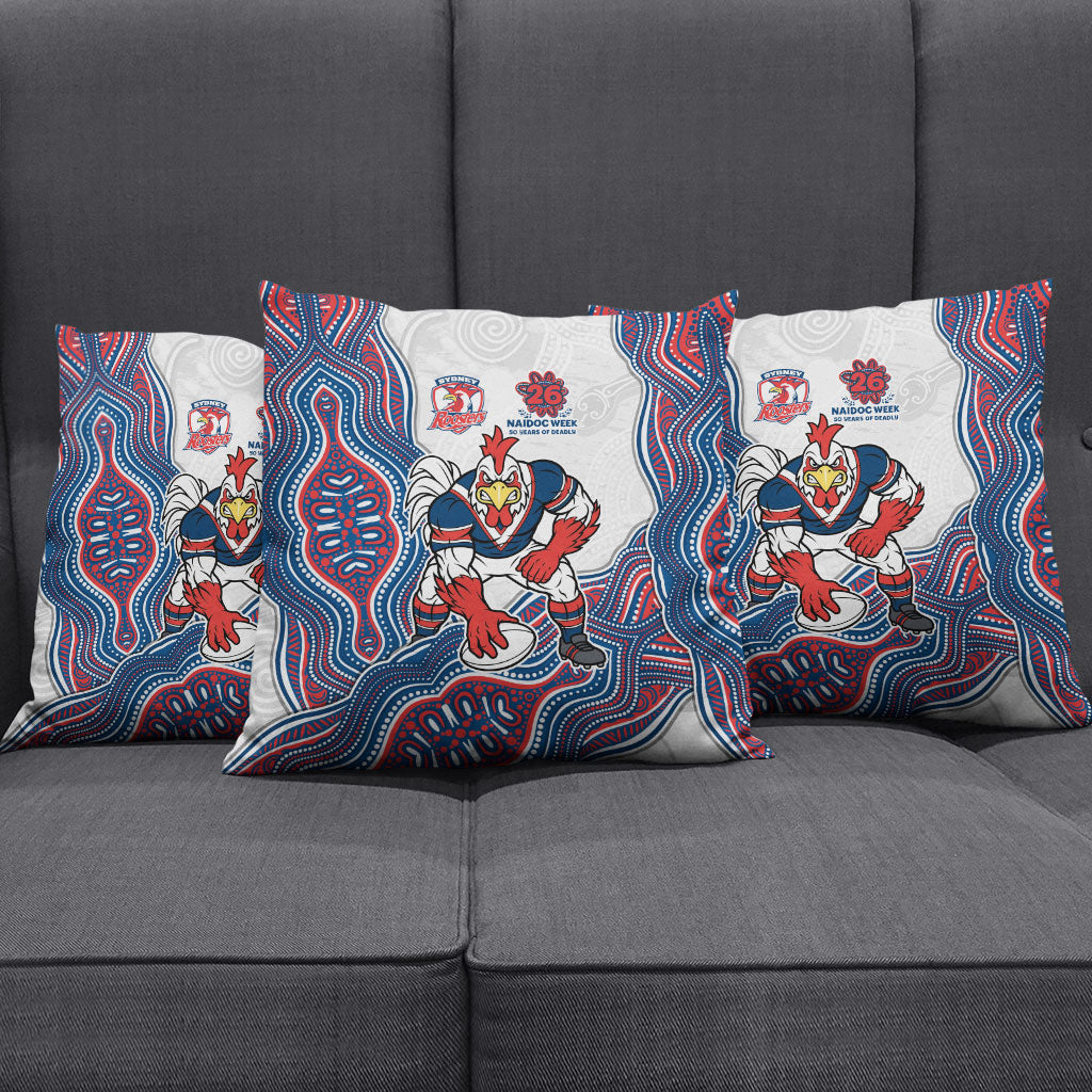 Sydney Roosters NAIDOC Week 2026 Pillow Cover First Nations of Australia Aboriginal Mascot Rugby