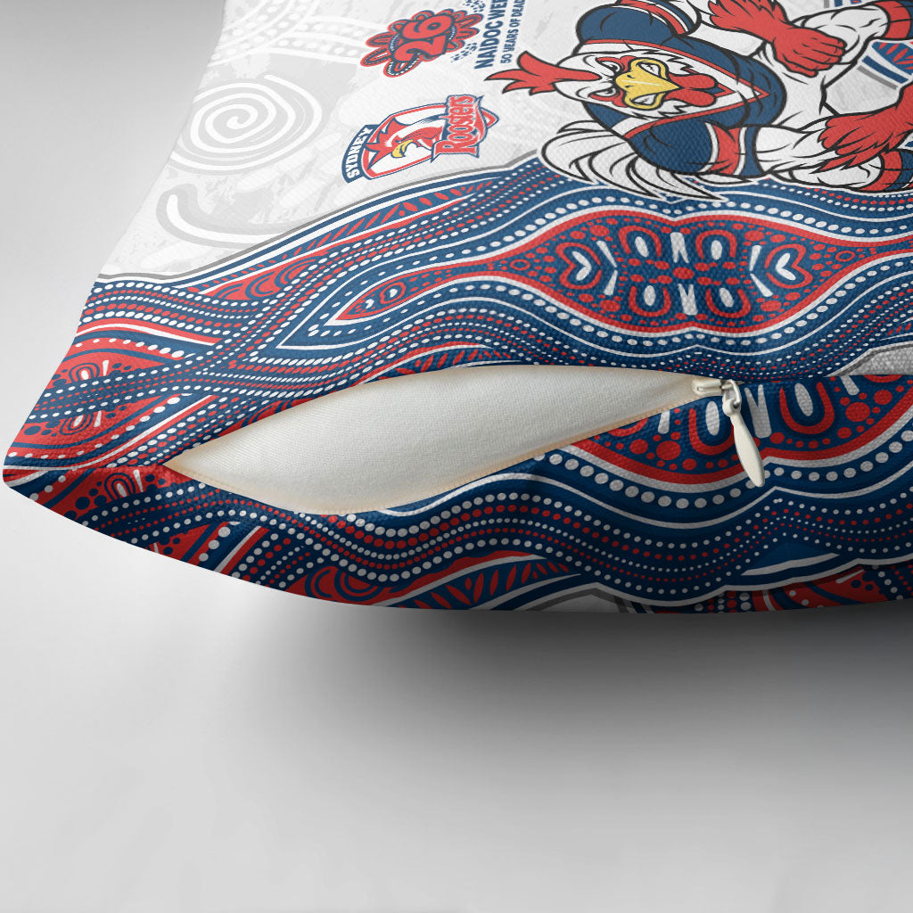 Sydney Roosters NAIDOC Week 2026 Pillow Cover First Nations of Australia Aboriginal Mascot Rugby