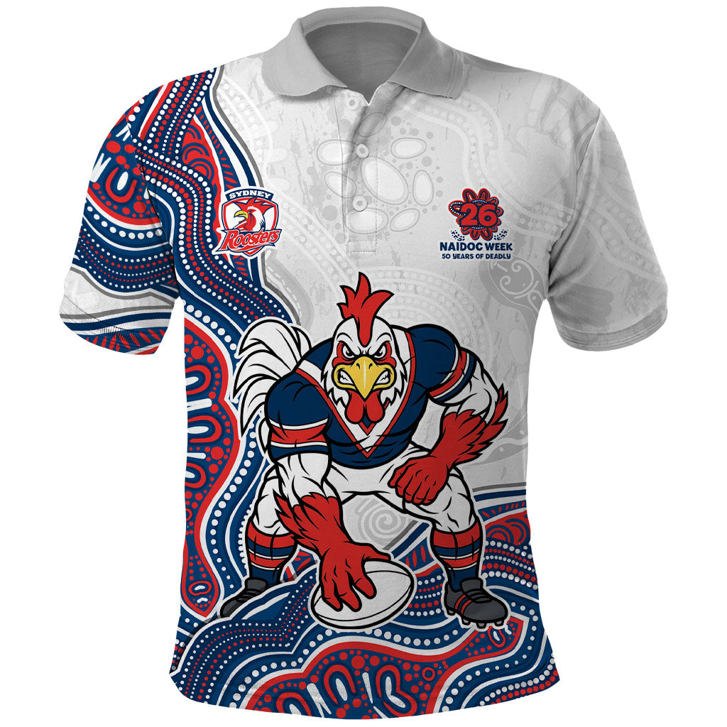 Sydney Roosters NAIDOC Week 2026 Polo Shirt First Nations of Australia Aboriginal Mascot Rugby