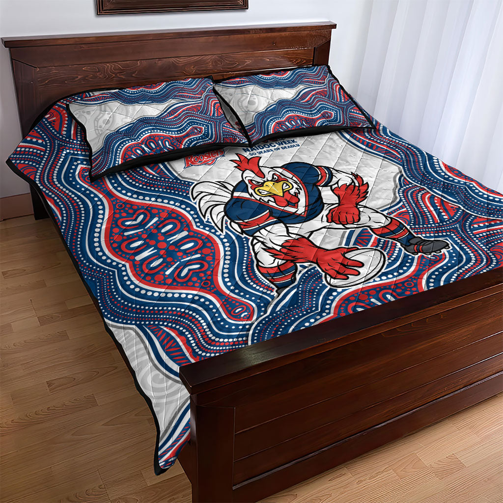 Sydney Roosters NAIDOC Week 2026 Quilt Bed Set First Nations of Australia Aboriginal Mascot Rugby