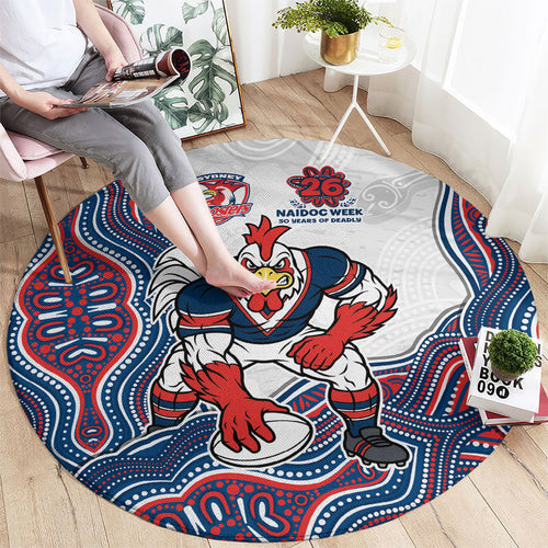 Sydney Roosters NAIDOC Week 2026 Round Carpet First Nations of Australia Aboriginal Mascot Rugby