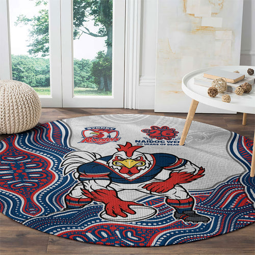 Sydney Roosters NAIDOC Week 2026 Round Carpet First Nations of Australia Aboriginal Mascot Rugby