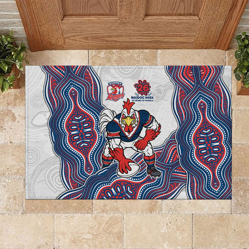 Sydney Roosters NAIDOC Week 2026 Rubber Doormat First Nations of Australia Aboriginal Mascot Rugby