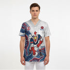 Sydney Roosters NAIDOC Week 2026 Scrub Top First Nations of Australia Aboriginal Mascot Rugby