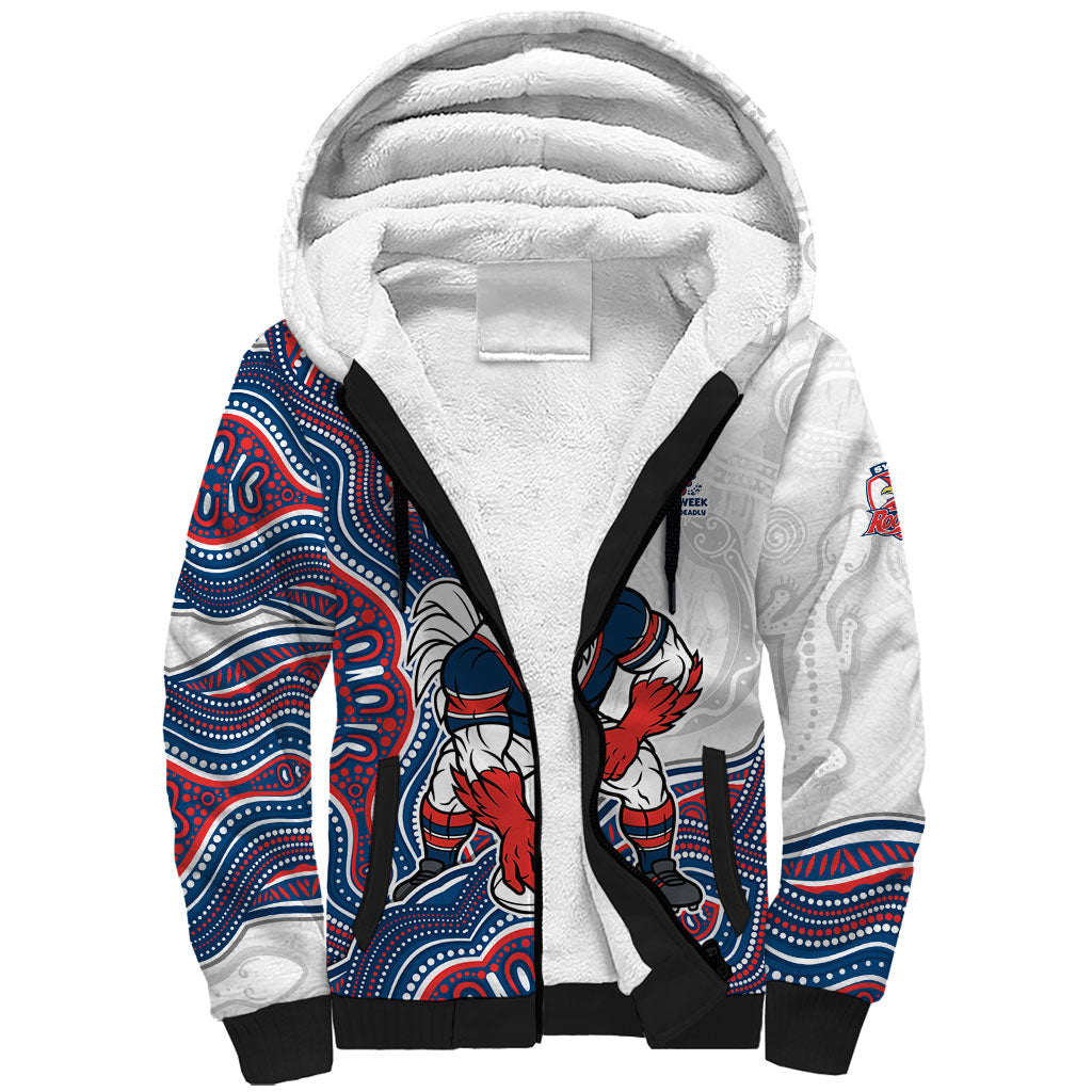 Sydney Roosters NAIDOC Week 2026 Sherpa Hoodie First Nations of Australia Aboriginal Mascot Rugby