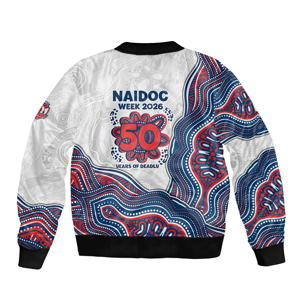 Sydney Roosters NAIDOC Week 2026 Sleeve Zip Bomber Jacket First Nations of Australia Aboriginal Mascot Rugby