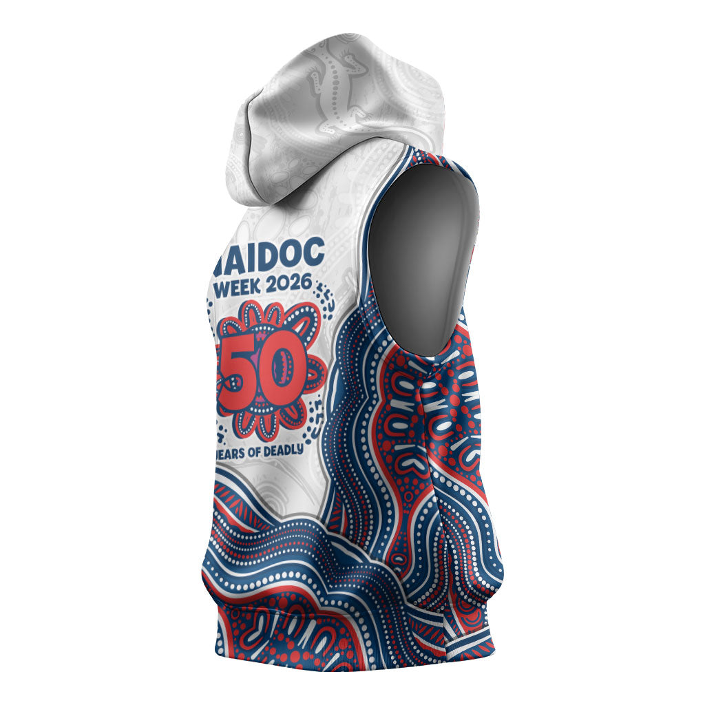 Sydney Roosters NAIDOC Week 2026 Sleeveless Hoodie First Nations of Australia Aboriginal Mascot Rugby