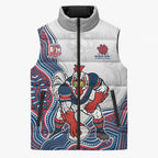 Sydney Roosters NAIDOC Week 2026 Sleeveless Puffer Jacket First Nations of Australia Aboriginal Mascot Rugby