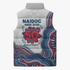 Sydney Roosters NAIDOC Week 2026 Sleeveless Puffer Jacket First Nations of Australia Aboriginal Mascot Rugby