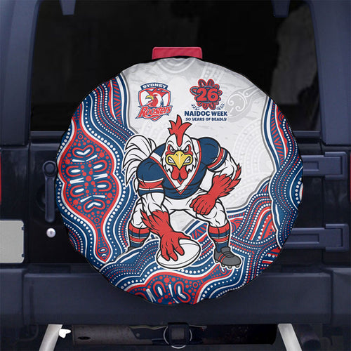 Sydney Roosters NAIDOC Week 2026 Spare Tire Cover First Nations of Australia Aboriginal Mascot Rugby
