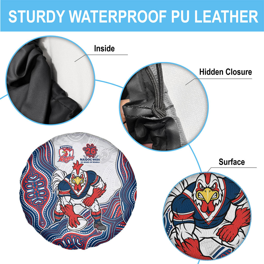 Sydney Roosters NAIDOC Week 2026 Spare Tire Cover First Nations of Australia Aboriginal Mascot Rugby