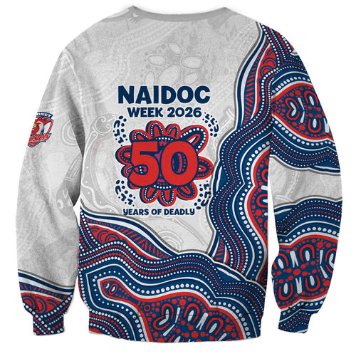Sydney Roosters NAIDOC Week 2026 Sweatshirt First Nations of Australia Aboriginal Mascot Rugby