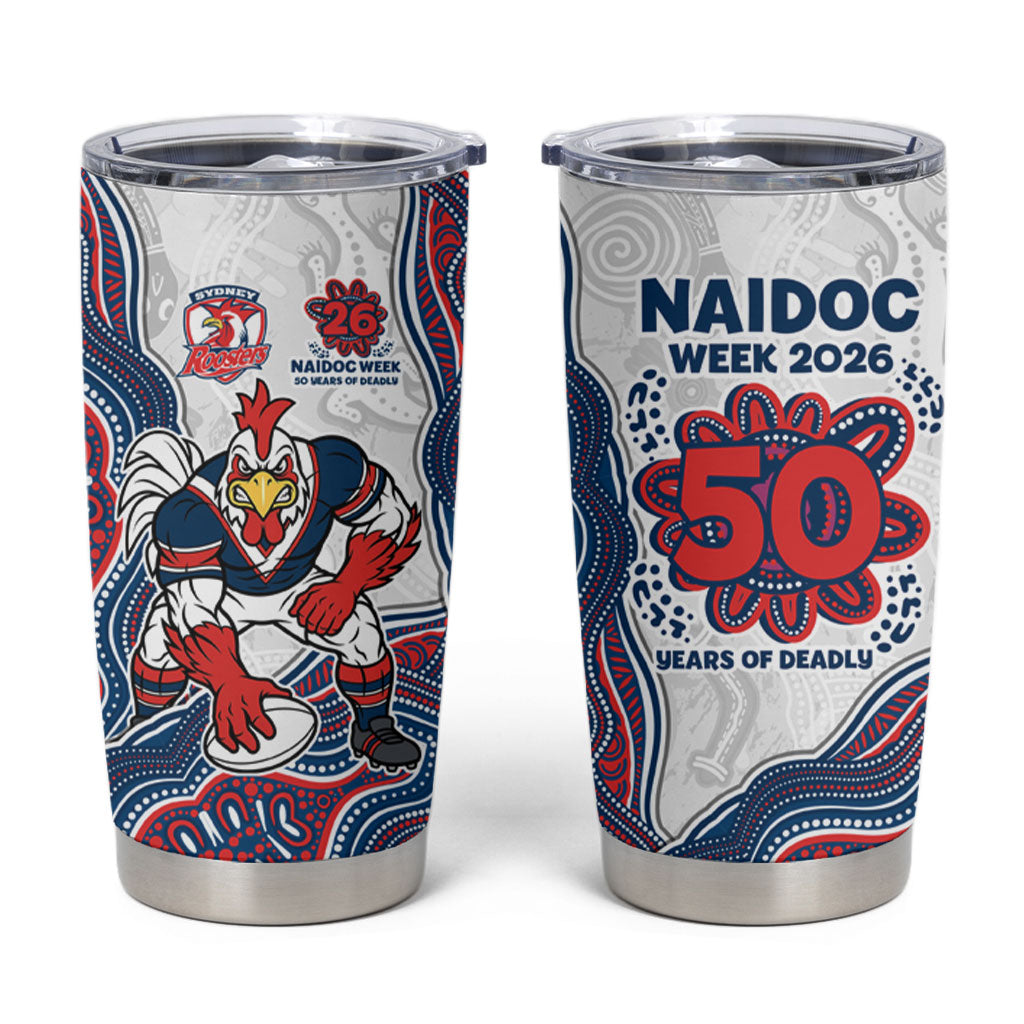 Sydney Roosters NAIDOC Week 2026 Tumbler Cup First Nations of Australia Aboriginal Mascot Rugby