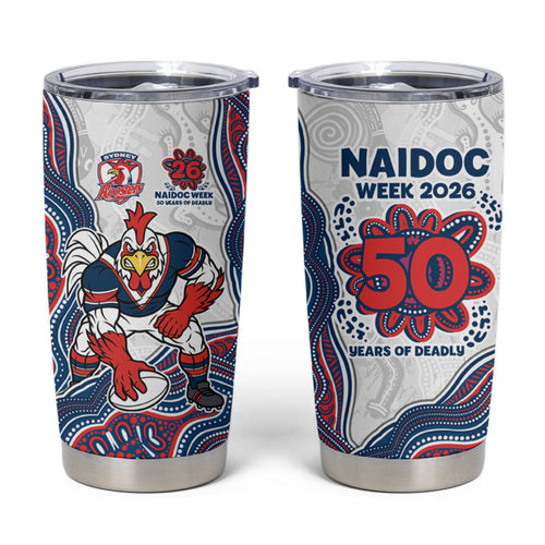Sydney Roosters NAIDOC Week 2026 Tumbler Cup First Nations of Australia Aboriginal Mascot Rugby